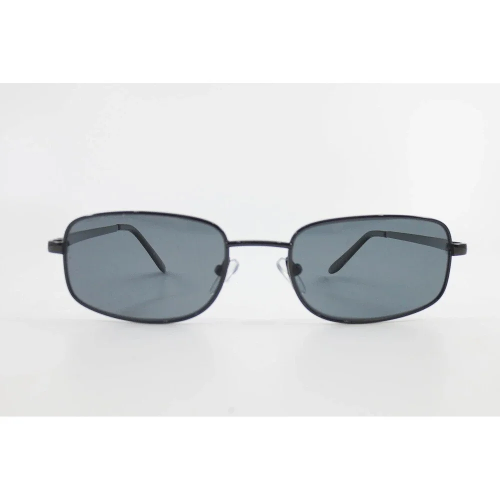 Gunmetal Rectangular Metal Sunglasses MM3007 GM 53-19-140 Gray Lens Mens Womens